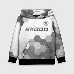 Детская толстовка Skoda - white gradient посередине
