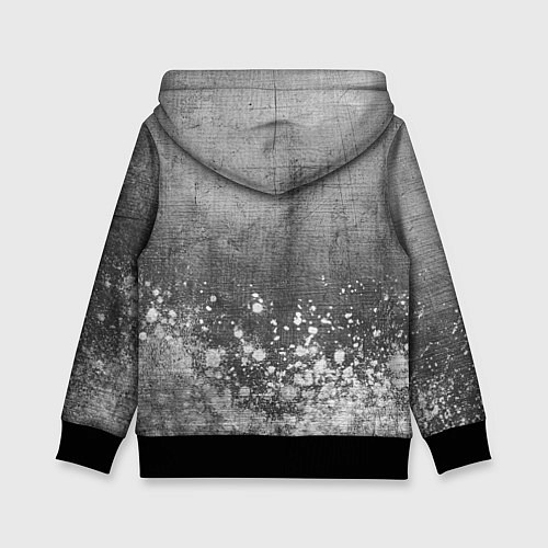 Детская толстовка PSG - grey gradient посередине / 3D-Черный – фото 2