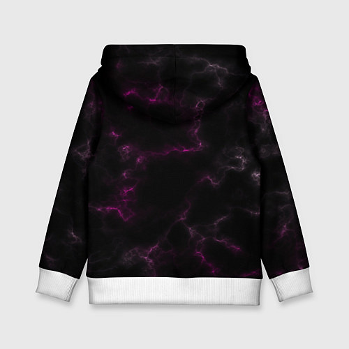 Детская толстовка Black pink / 3D-Белый – фото 2