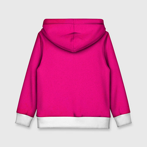Детская толстовка Фехтование на саблях в розовом / 3D-Белый – фото 2