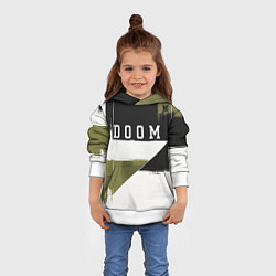 Толстовка-худи детская Doom The Dark Ages, цвет: 3D-белый — фото 2