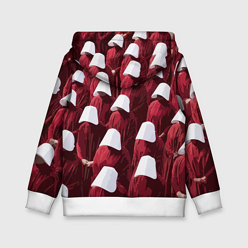 Детская толстовка Рассказ служанки паттерн / 3D-Белый – фото 2