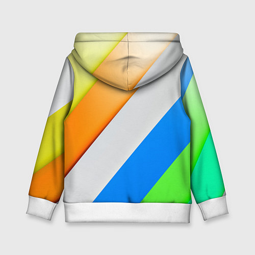 Детская толстовка Striped / 3D-Белый – фото 2