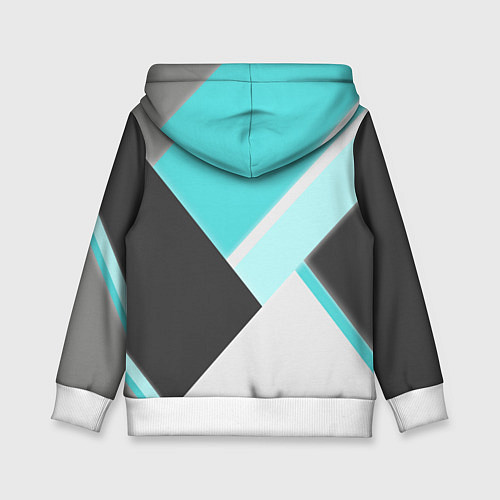 Детская толстовка Color black blue / 3D-Белый – фото 2