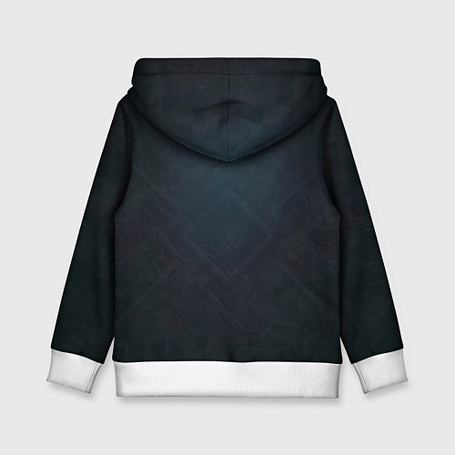 Детская толстовка Мишка в капюшоне / 3D-Белый – фото 2