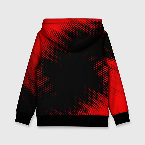 Детская толстовка SsangYong - red gradient / 3D-Черный – фото 2