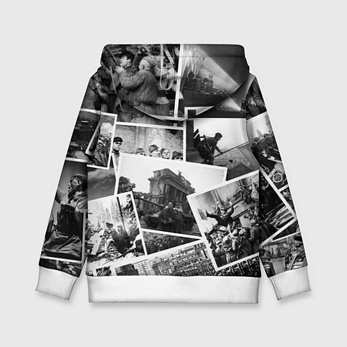 Детская толстовка День победы 80 лет праздник / 3D-Белый – фото 2