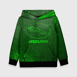 Детская толстовка Jaguar - green gradient