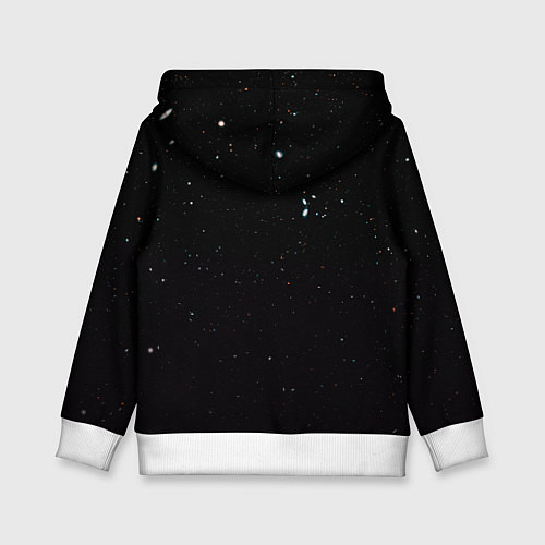 Детская толстовка Дарт вейдер галактика звёзды / 3D-Белый – фото 2