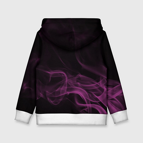 Детская толстовка Color smoke pink / 3D-Белый – фото 2