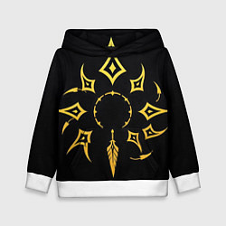 Детская толстовка Этнический паттерн на черном