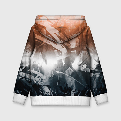 Детская толстовка Уличный кролик на спорте / 3D-Белый – фото 2