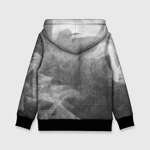 Детская толстовка Portal - grey gradient вертикально / 3D-Черный – фото 2