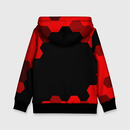 Детская толстовка Citroen - red gradient / 3D-Черный – фото 2