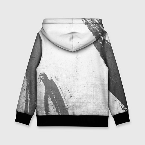 Детская толстовка Exeed - white gradient вертикально / 3D-Черный – фото 2