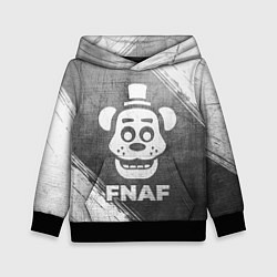 Толстовка-худи детская FNAF - grey gradient, цвет: 3D-черный