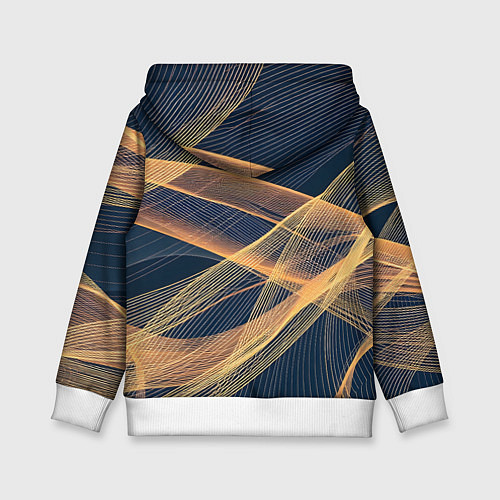 Детская толстовка Световые волны / 3D-Белый – фото 2