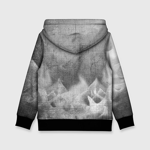 Детская толстовка Mini - grey gradient посередине / 3D-Черный – фото 2