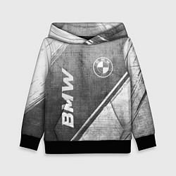 Толстовка-худи детская BMW - grey gradient вертикально, цвет: 3D-черный