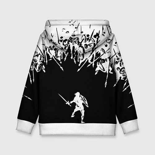 Детская толстовка И один в поле воин / 3D-Белый – фото 2