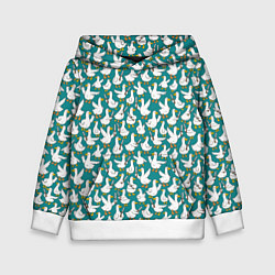 Детская толстовка Злой гусь узор