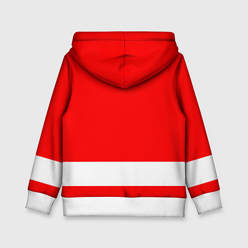 Детская толстовка Detroit Red Wings hockey / 3D-Белый – фото 2