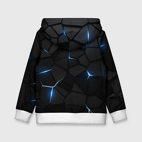 Детская толстовка Юта Маммот - НХЛ хоккей / 3D-Белый – фото 2