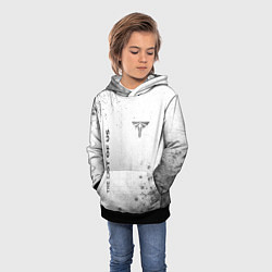 Толстовка-худи детская The Last Of Us - white gradient вертикально, цвет: 3D-черный — фото 2