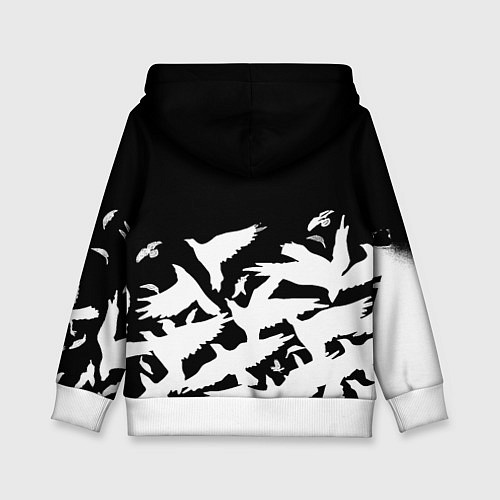 Детская толстовка Monster energy crow / 3D-Белый – фото 2