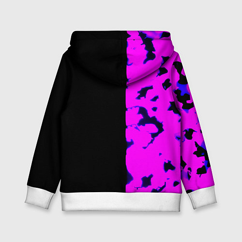 Детская толстовка Monster energy neon camo / 3D-Белый – фото 2