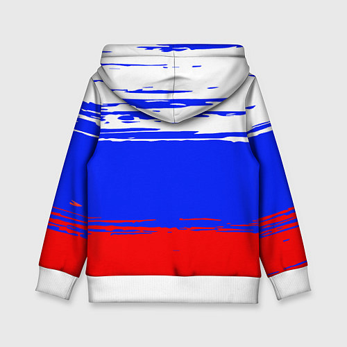 Детская толстовка Патриот - флаг / 3D-Белый – фото 2