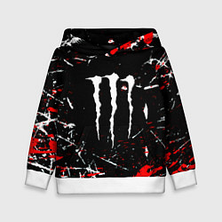 Детская толстовка Monster energy штрихи