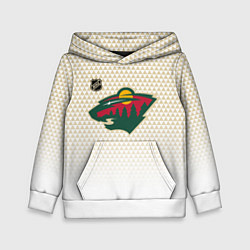 Детская толстовка Миннесота Уайлд - белый градиент