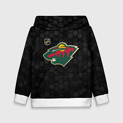 Детская толстовка Миннесота Уайлд - черные соты