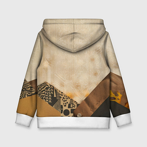 Детская толстовка Удивительный рыжий лисёнок / 3D-Белый – фото 2