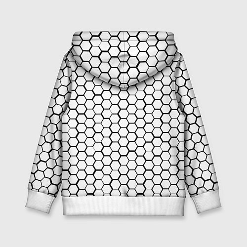 Детская толстовка Нью Джерси Девилз - белые соты / 3D-Белый – фото 2