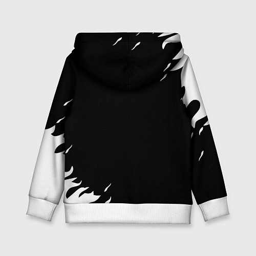Детская толстовка Monster energy fire white / 3D-Белый – фото 2