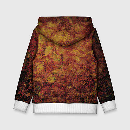 Детская толстовка Абстракция - desert camouflage / 3D-Белый – фото 2