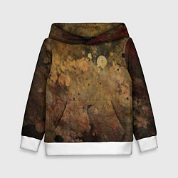 Детская толстовка Абстракция - dark pink paint spill