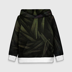 Детская толстовка Абстракция - green triangles