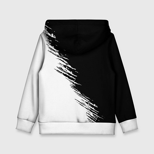 Детская толстовка Umbrella Corp - black and white / 3D-Белый – фото 2