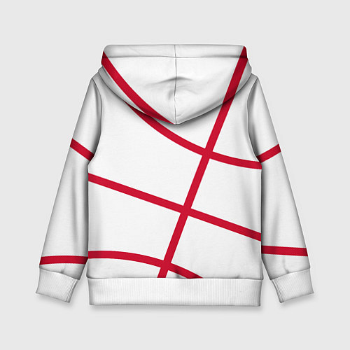 Детская толстовка Трэйл Блэйзерс - белый мяч / 3D-Белый – фото 2