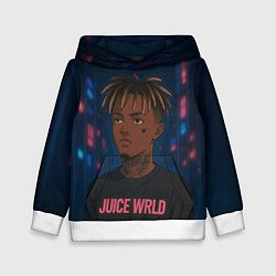 Детская толстовка Juice WRLD - Неоновый аниме арт