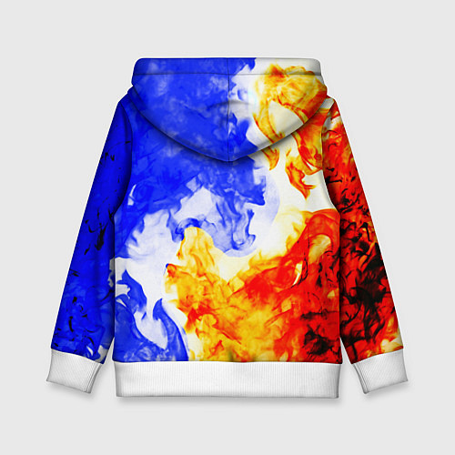 Детская толстовка Doom битва огня / 3D-Белый – фото 2