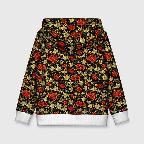 Детская толстовка Традиционный русский узор / 3D-Белый – фото 2