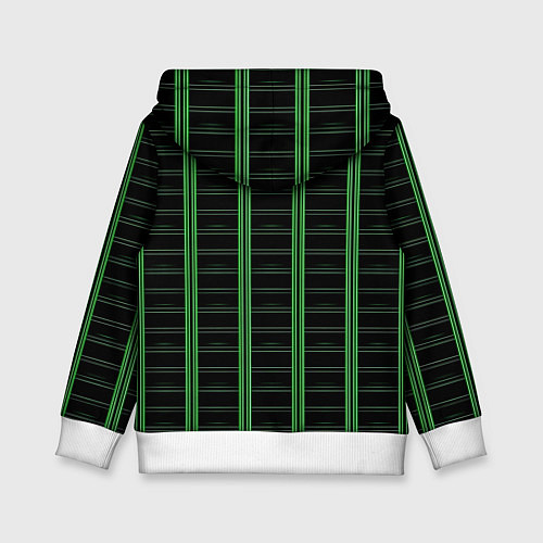 Детская толстовка Color black cage / 3D-Белый – фото 2