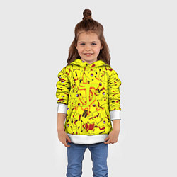 Толстовка-худи детская Doom x pokemon, цвет: 3D-белый — фото 2