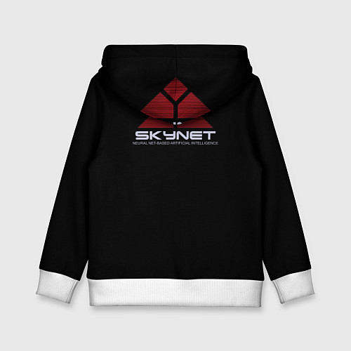 Детская толстовка T-800 / 3D-Белый – фото 2