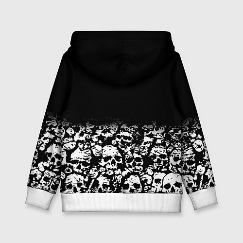 Детская толстовка Doom черепа / 3D-Белый – фото 2