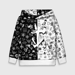 Детская толстовка Doom ачивки паттерн